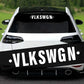 VLKSWGN Car Stickers